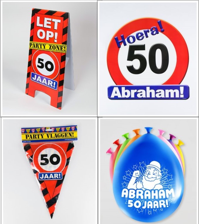 Versierpakket Supervoordeel 50 jaar Abraham - Afbeelding 3
