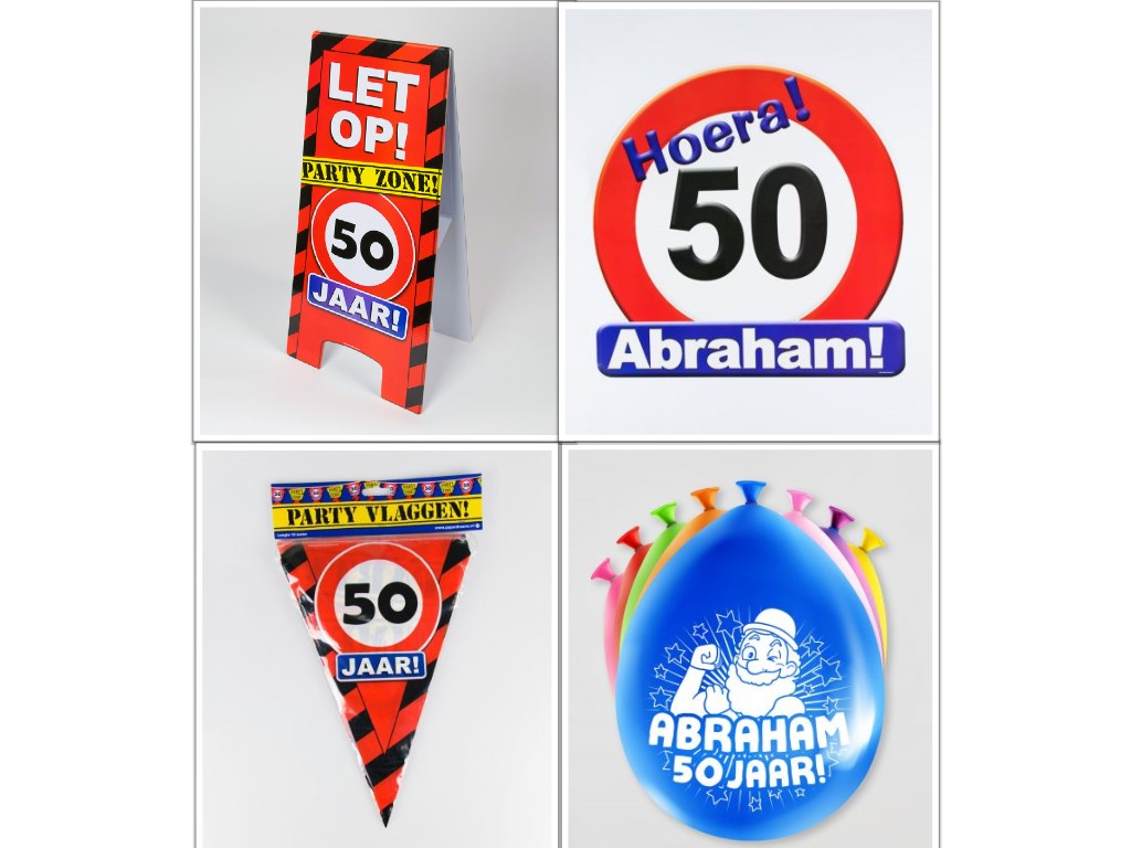 Versierpakket Supervoordeel 50 jaar Abraham - Afbeelding 2