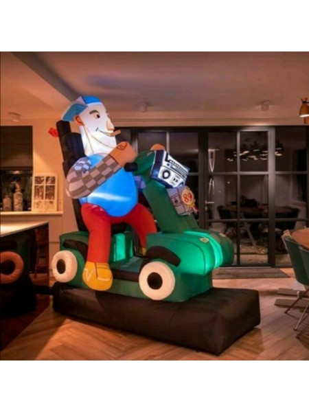 Indoor Abraham op scootmobiel - Afbeelding 2