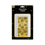 Deurgordijn zwart/goud (100-200 cm) 25 jaar