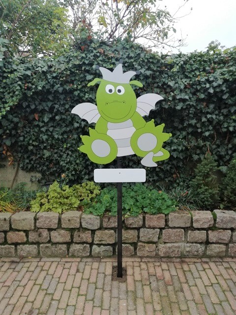 geboortebord draakje huren Gekkepoppen