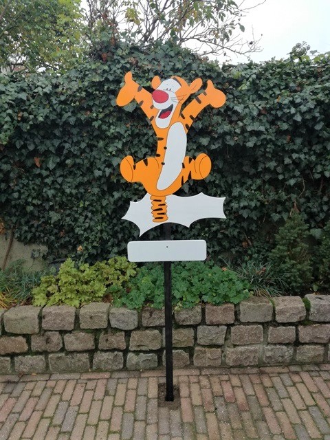 geboortebord tijgertje