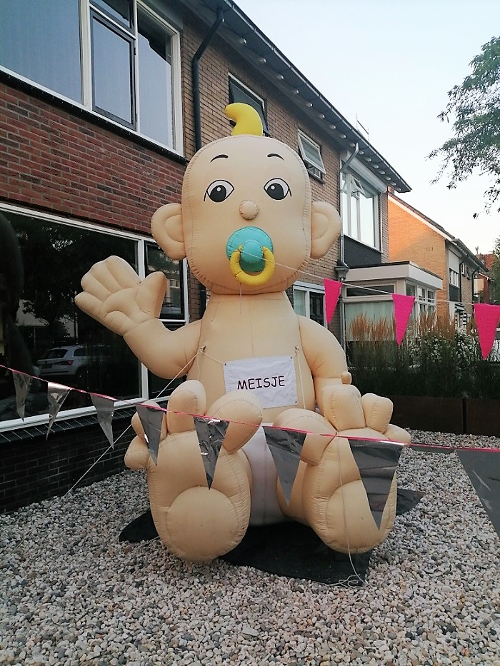 Geboortebord Giraffe bont - Afbeelding 3