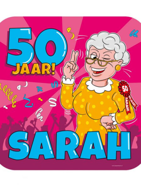 Huldeschild 50 jaar Sarah - Afbeelding 5