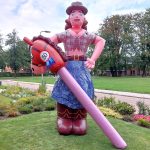 Sarah opblaaspop Amazone