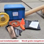 Opblaaspop pensioen Hippe dame