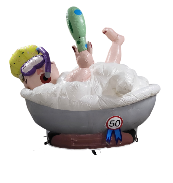 Sarah opblaas pop in Auto - Afbeelding 5