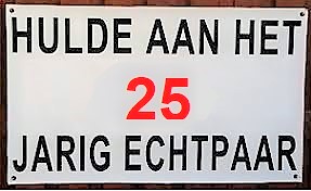 Spandoek Bruidspaar - Afbeelding 3
