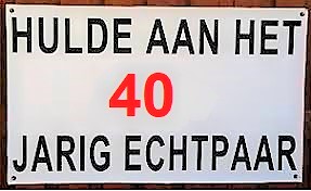 Spandoek Bruidspaar - Afbeelding 5