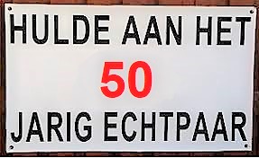Spandoek Bruidspaar - Afbeelding 6