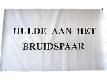 Spandoek Bruidspaar