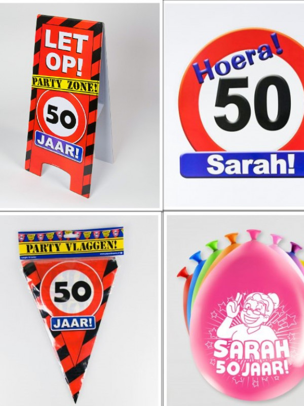 Versierpakket Supervoordeel 50 jaar Sarah - Afbeelding 2