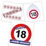 Versierpakket Verkeersbord 50 jaar Sarah