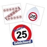 Versierpakket Verkeersbord 50 jaar Sarah