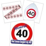 Versierpakket Verkeersbord 50 jaar Sarah