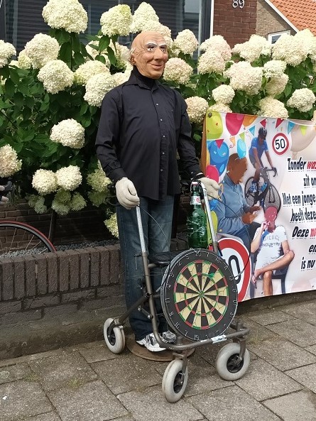 Opblaaspop pensioen Hoera dame - Afbeelding 5