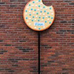 Geboortebord Beschuit met blauwe muisje