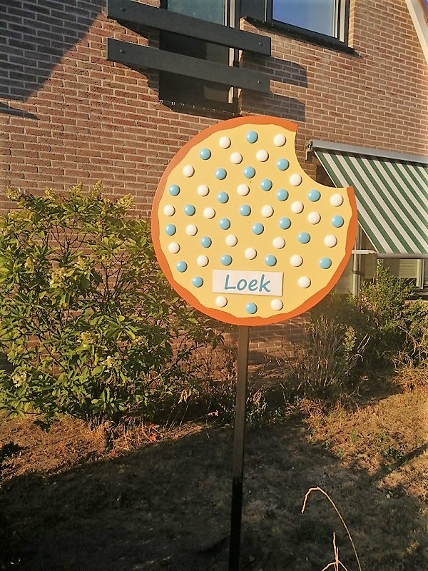 Geboortebord Beschuit met blauwe muisje - Afbeelding 2