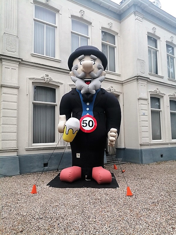 Abraham opblaaspop Cartoon - Afbeelding 2