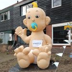 Opblaaspop pensioen Hoera dame