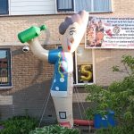 Halve Sarah opblaaspop Feestend