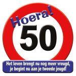 Huldeschild 50 jaar Sarah