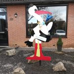 Opblaaspop pensioen Hoera dame