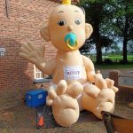 Opblaaspop pensioen Hoera dame