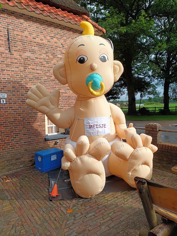 Opblaaspop pensioen Hoera dame - Afbeelding 12