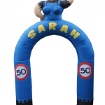 Halve Sarah opblaaspop Feestend