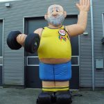 Abraham opblaaspop Muscle