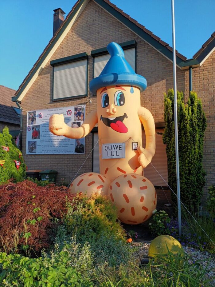 Abraham opblaaspop Ouwe Lul XXL - Afbeelding 4