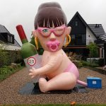 Halve Sarah opblaaspop Feestend