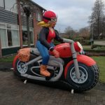 Halve Sarah opblaaspop Feestend