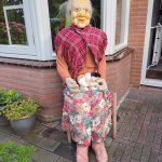 Opblaaspop pensioen Hoera dame