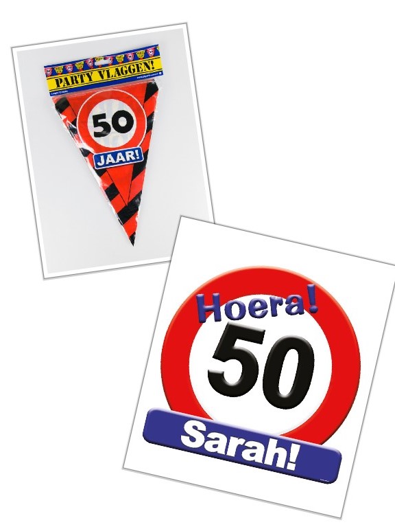 Versierpakket Standaard 50 jaar Sarah