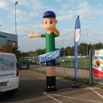 Opblaaspop pensioen Hoera dame