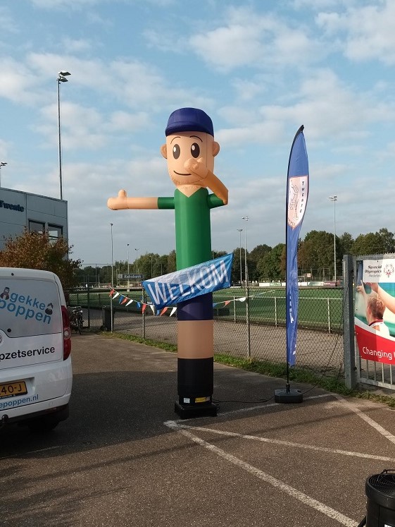 Opblaaspop pensioen Hoera dame - Afbeelding 4